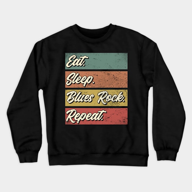 Blues rock music fan gift . Perfect present for mother dad friend him or her Crewneck Sweatshirt by SerenityByAlex